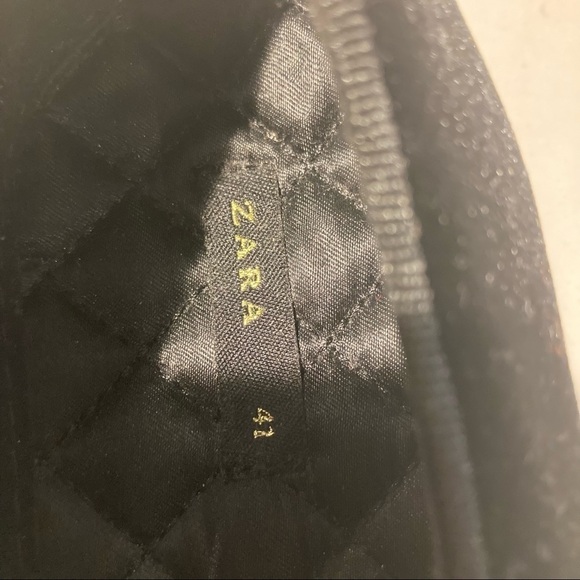 ZARA Sz  41 Suede Smoking Loafer Slipper with Tassels NWT - Picture 3 of 11